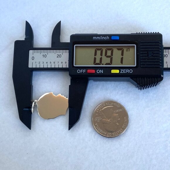 Sterling Silver 925 Male Boy Child Silhouette Profile Engravable Charm Pendant - Picture 10 of 12